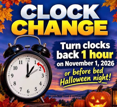 Fall Back One Hour!